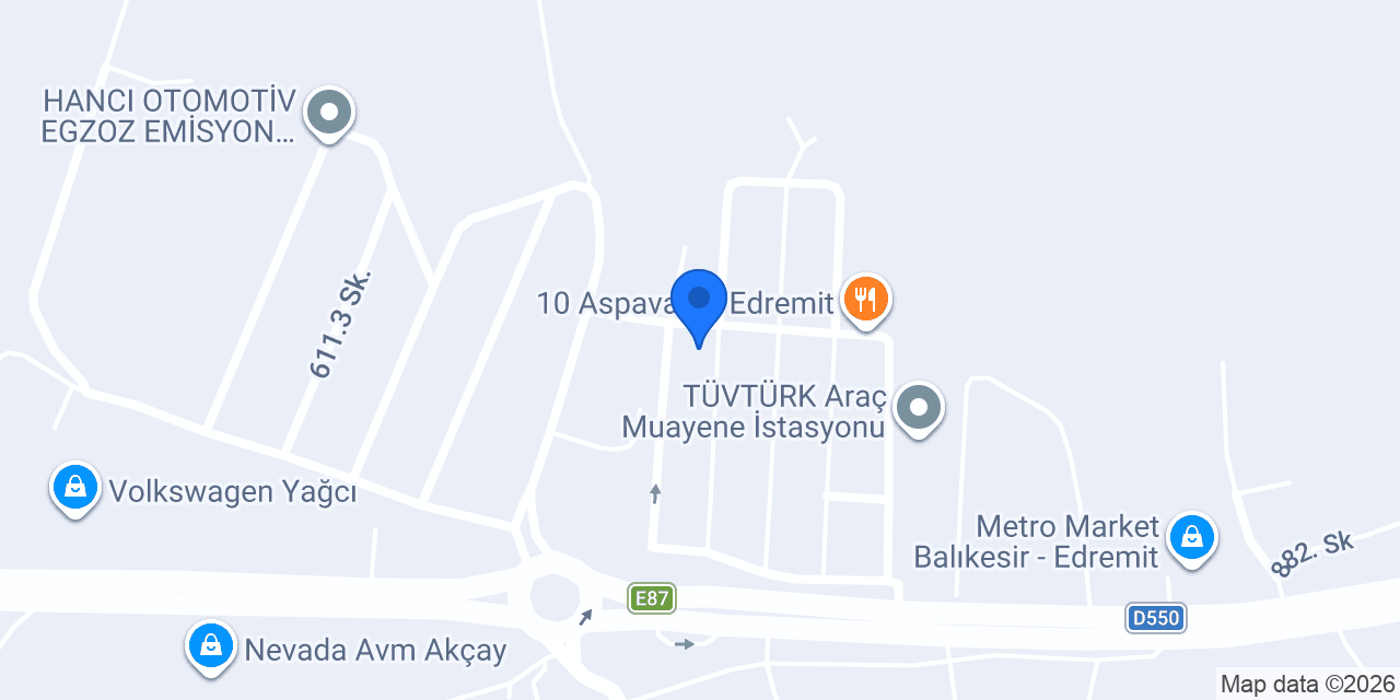 ŞENTÜRK OTOMOTİV konumu