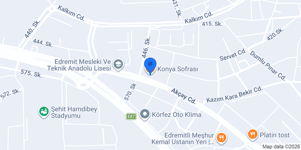 Konya Sofrası konumu