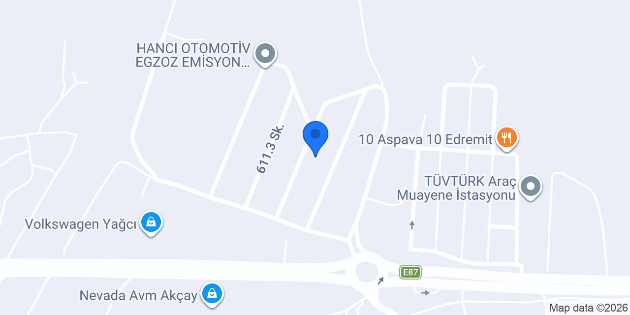 mert auto garaje konumu