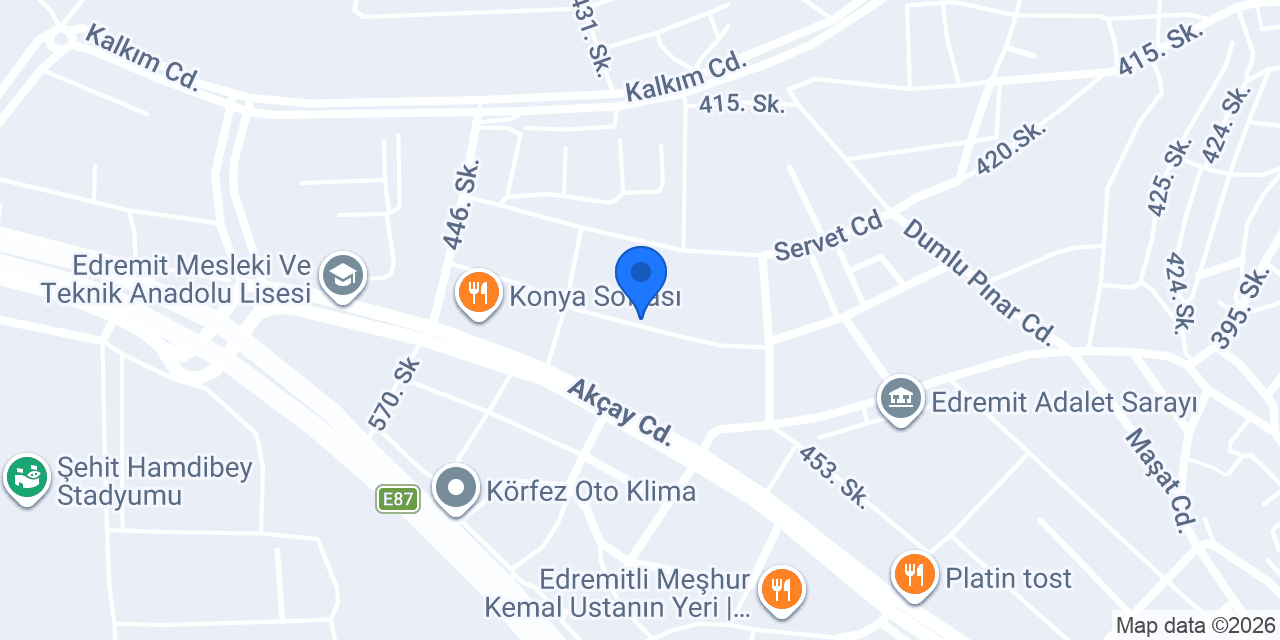 Fizyo Atlas Edremit konumu