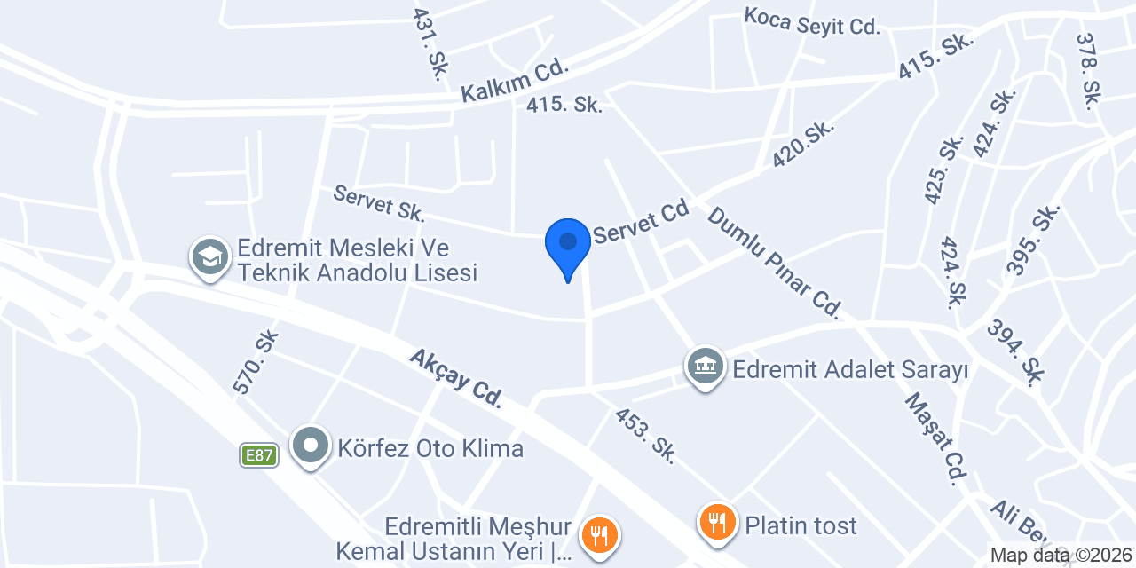 Serra Market konumu