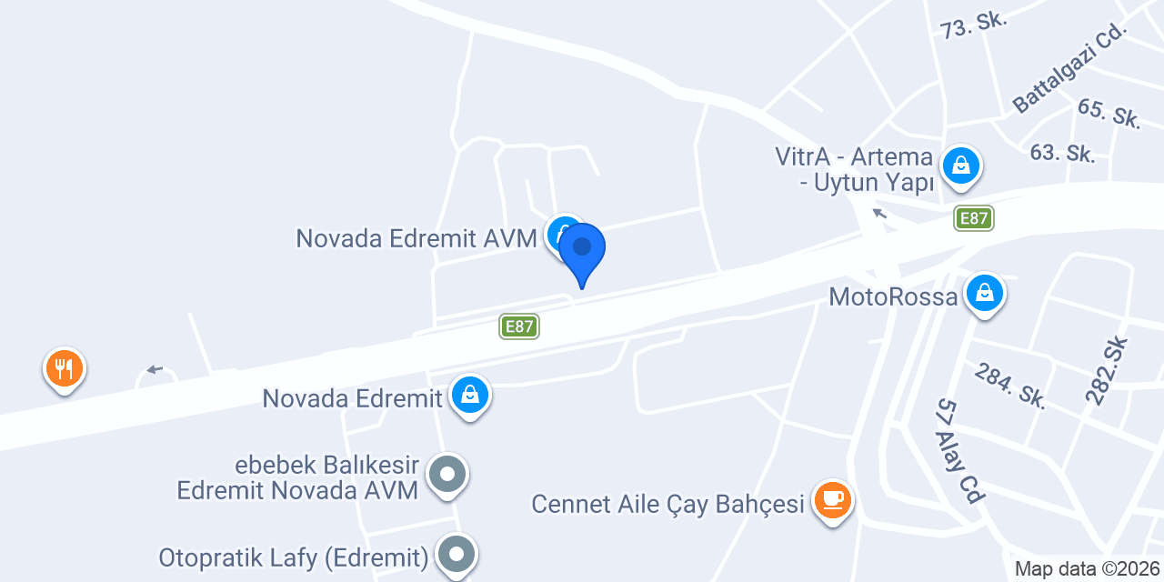 AVM Taksi Edremit konumu