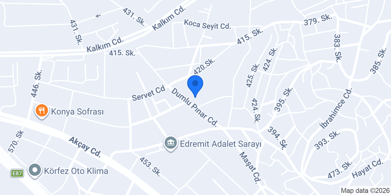 Alsancak Camii konumu