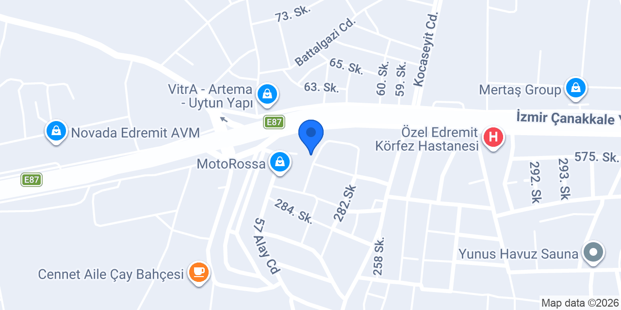 Edremit Gıcır Halı Yıkama konumu