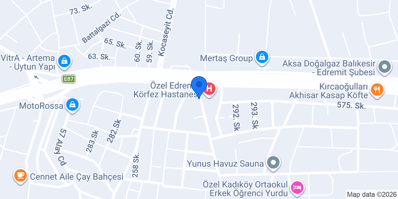 TAMER OPTİK konumu