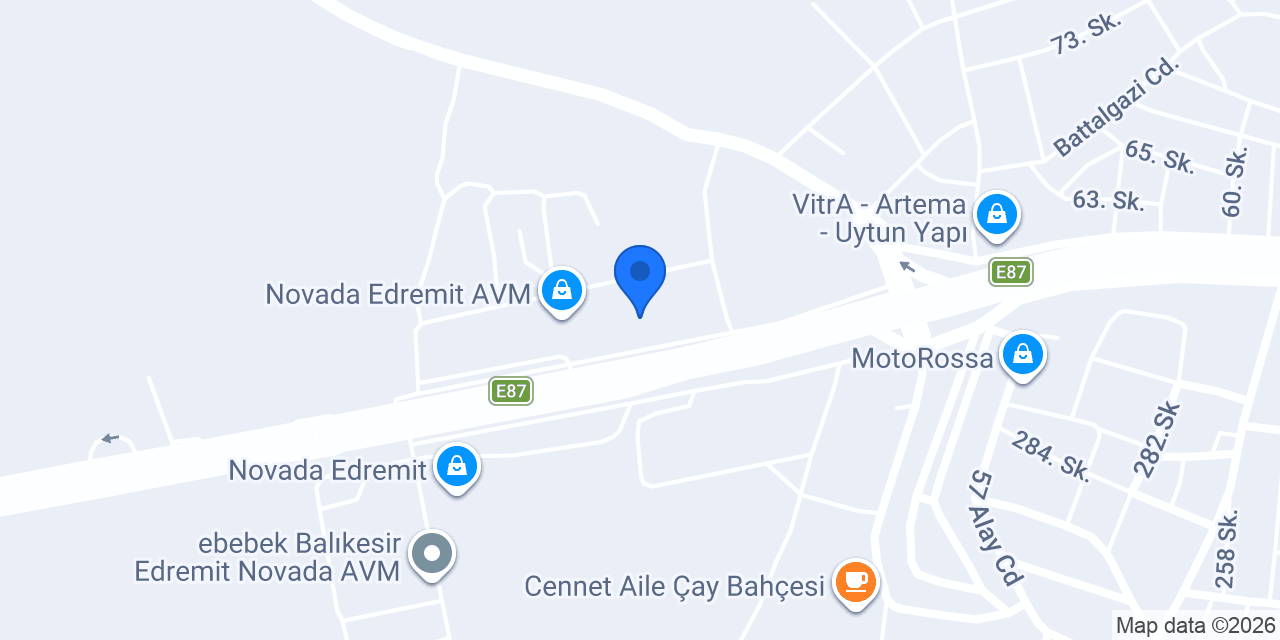 CİNEMARİNE EDREMİT konumu