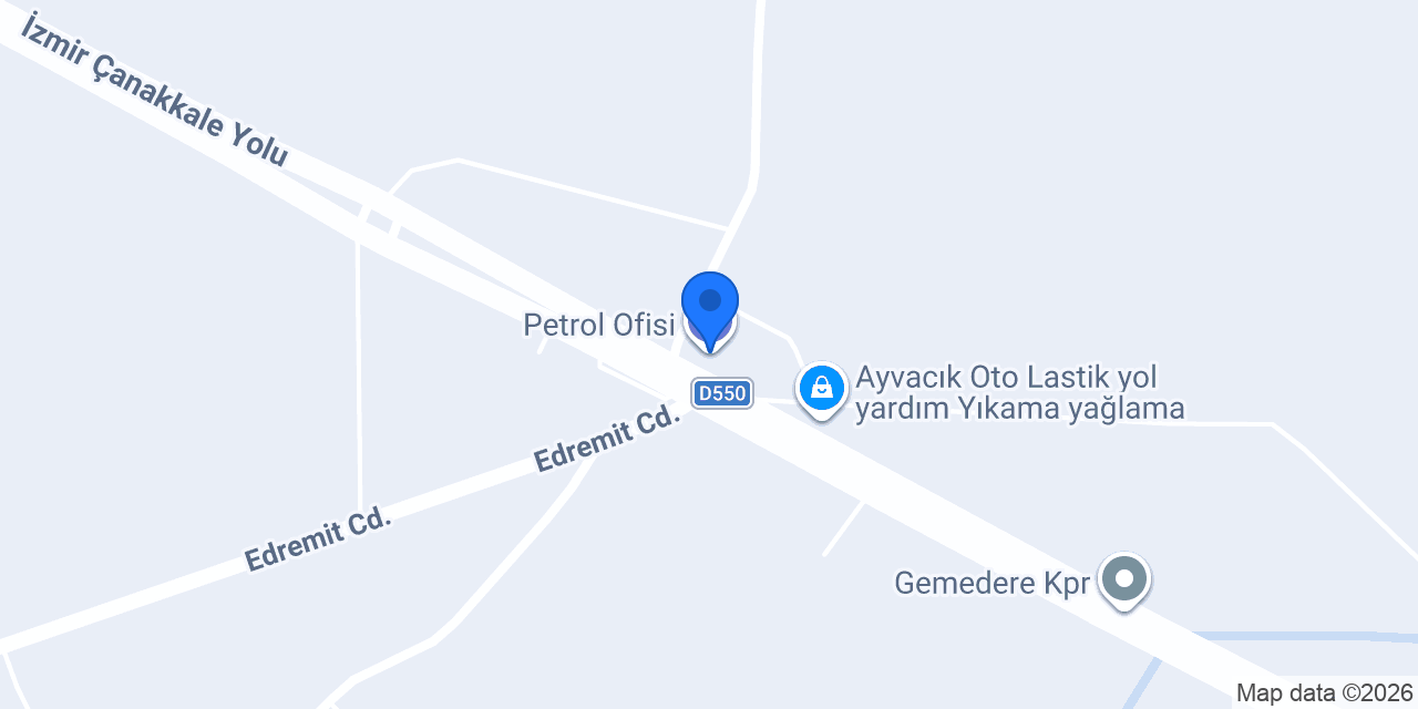 Petrol Ofisi konumu