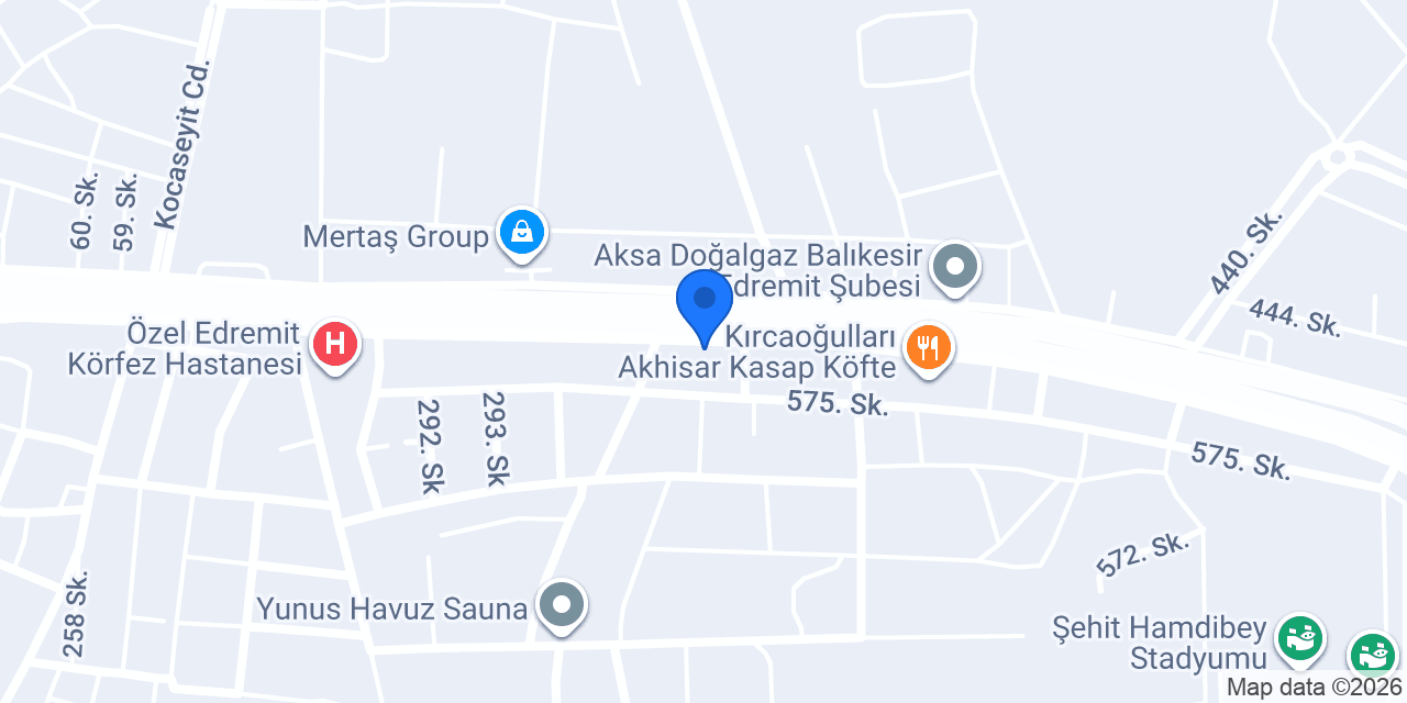 Edremit Çözüm Opel Özel Servis konumu