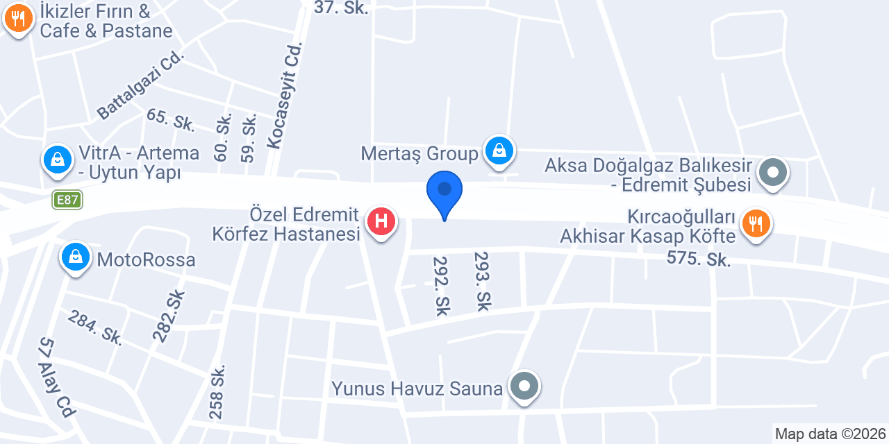 İnal Otomotiv/Balıkesir konumu