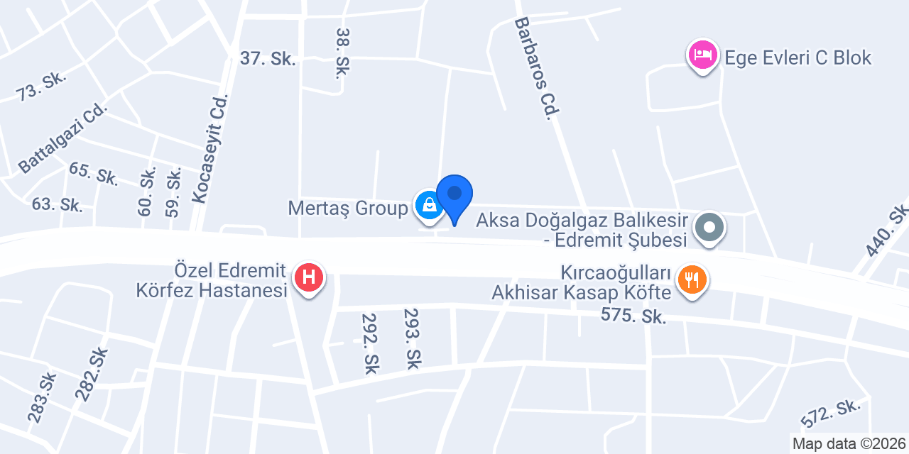 Aloğlu Seramik konumu