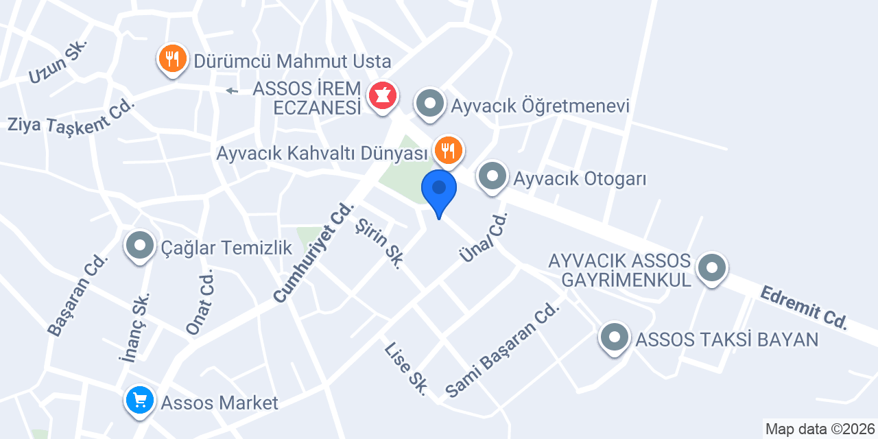 Ceylan Restoran konumu