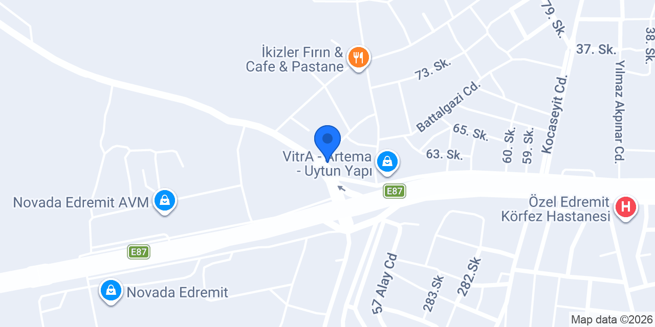 Cafe K'eyf konumu
