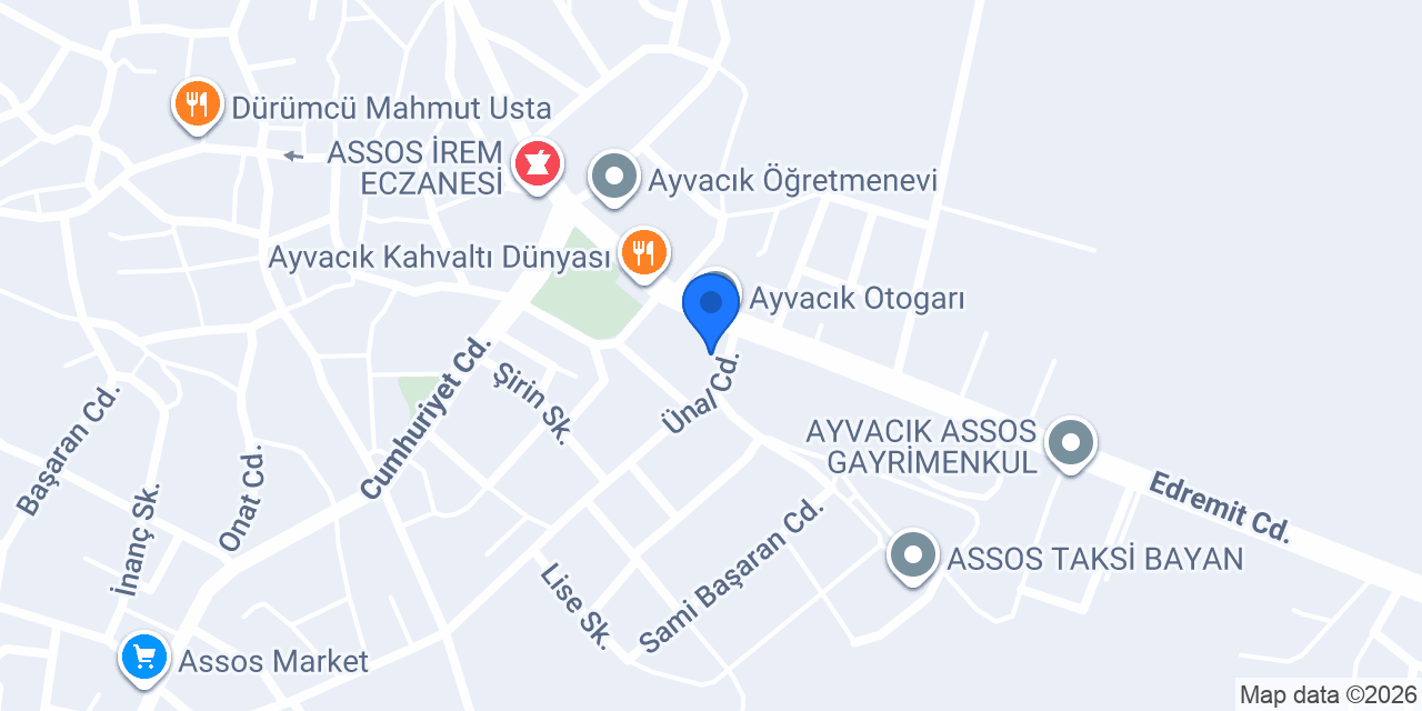 TEKİN TEKEL SHOP konumu