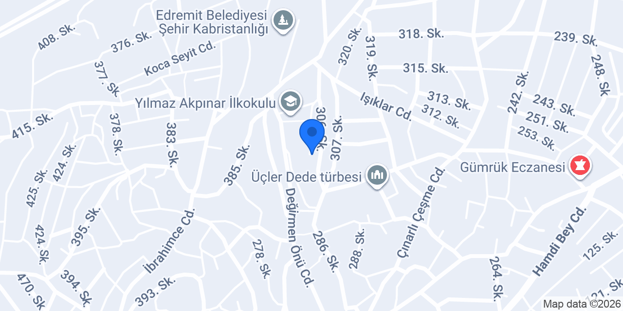 EDREMIT Cam Balkon konumu