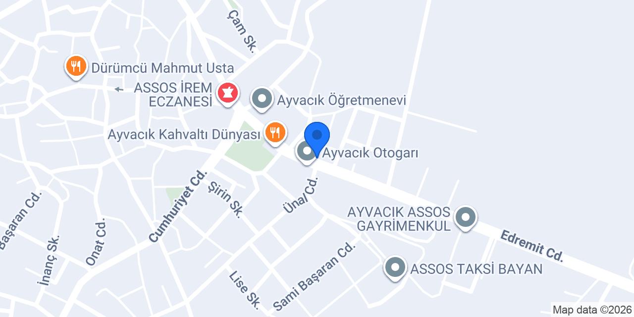Merkez Eczanesi konumu