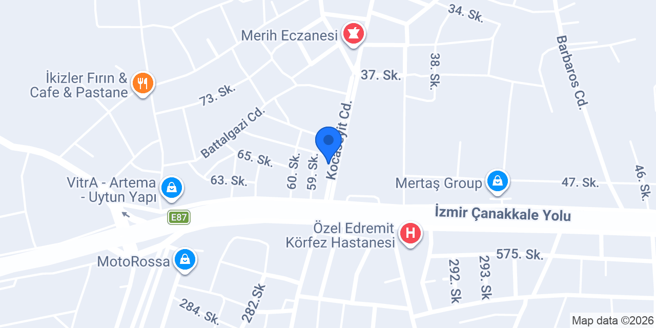 ATILIM elektrik elektronik edremit konumu