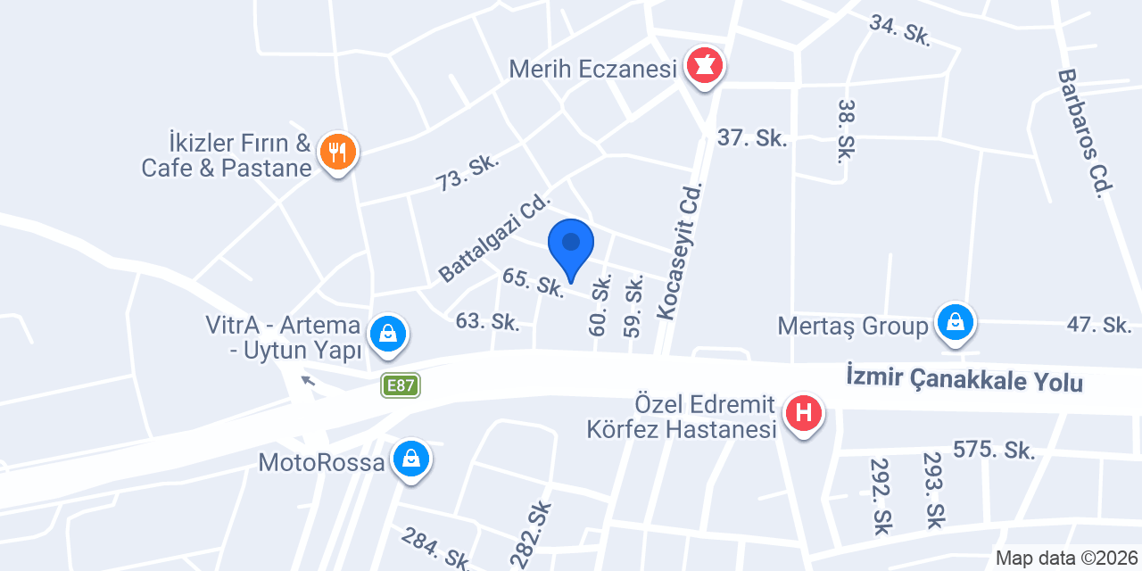 IMDEDO EDREMİT WEB TASARIM konumu