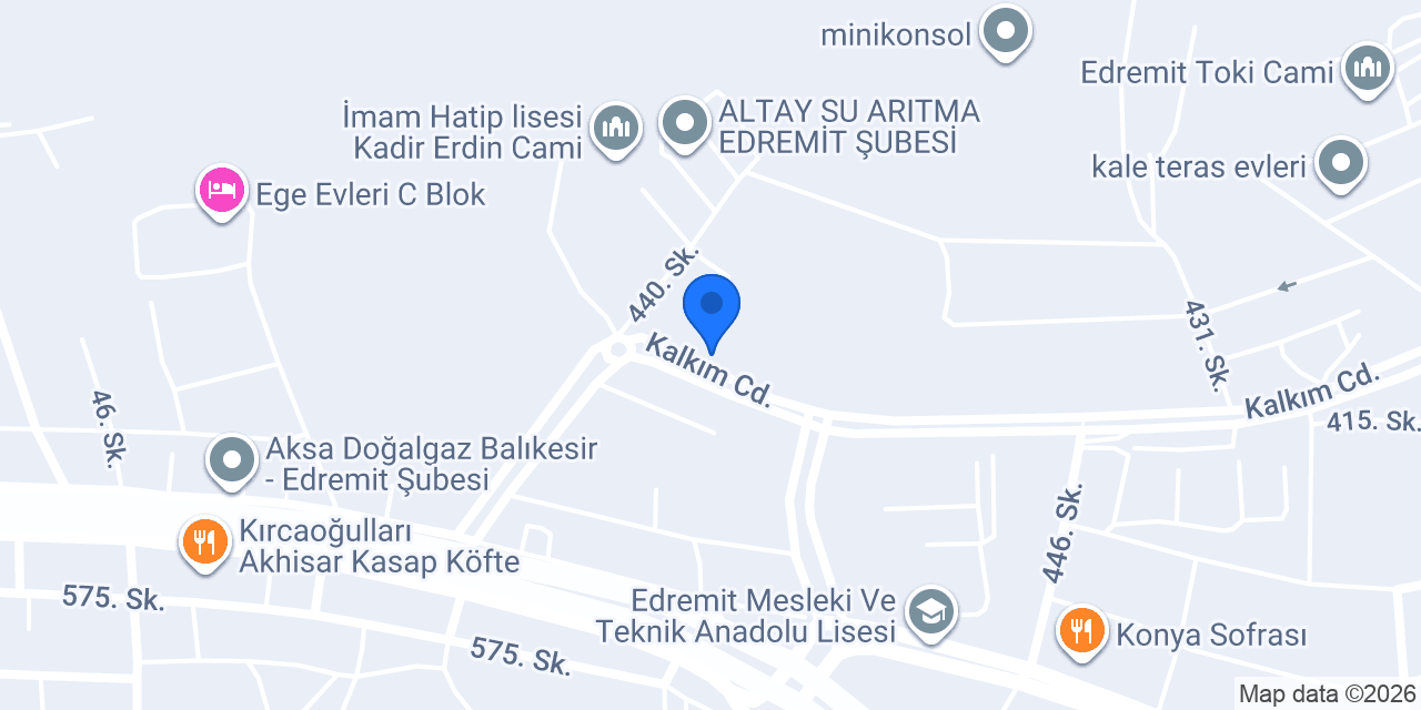 Guşef Bage Mimarlık konumu