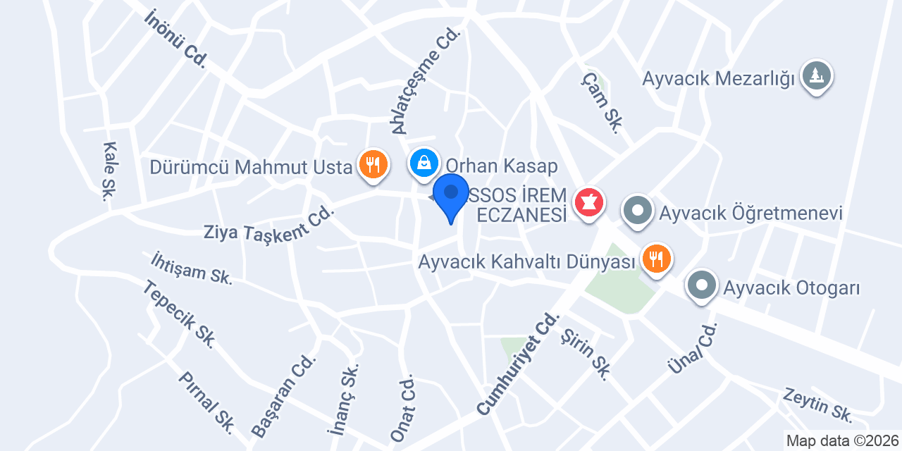 Kocaman Çiçekçilik konumu