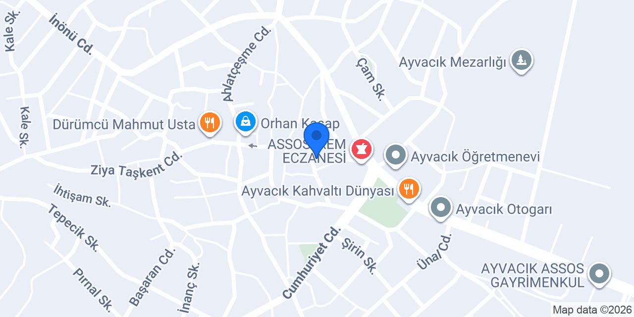 Bilgiç Hukuk Bürosu konumu