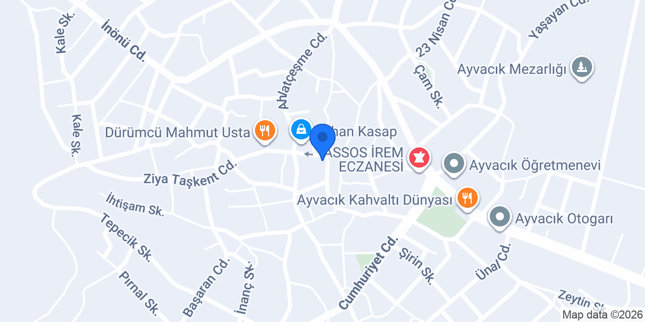 Bayraktar Eczanesi konumu