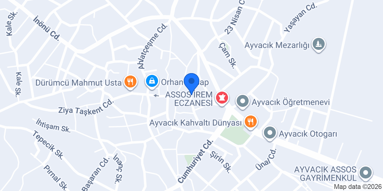 DİŞ HEKİMİ ERHAN HAMİT YOLDAŞ konumu