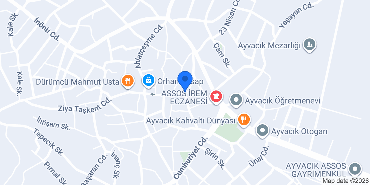 Börekçi Bekir Usta konumu