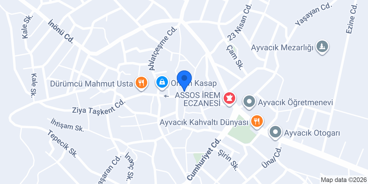 İkizler Aktar konumu