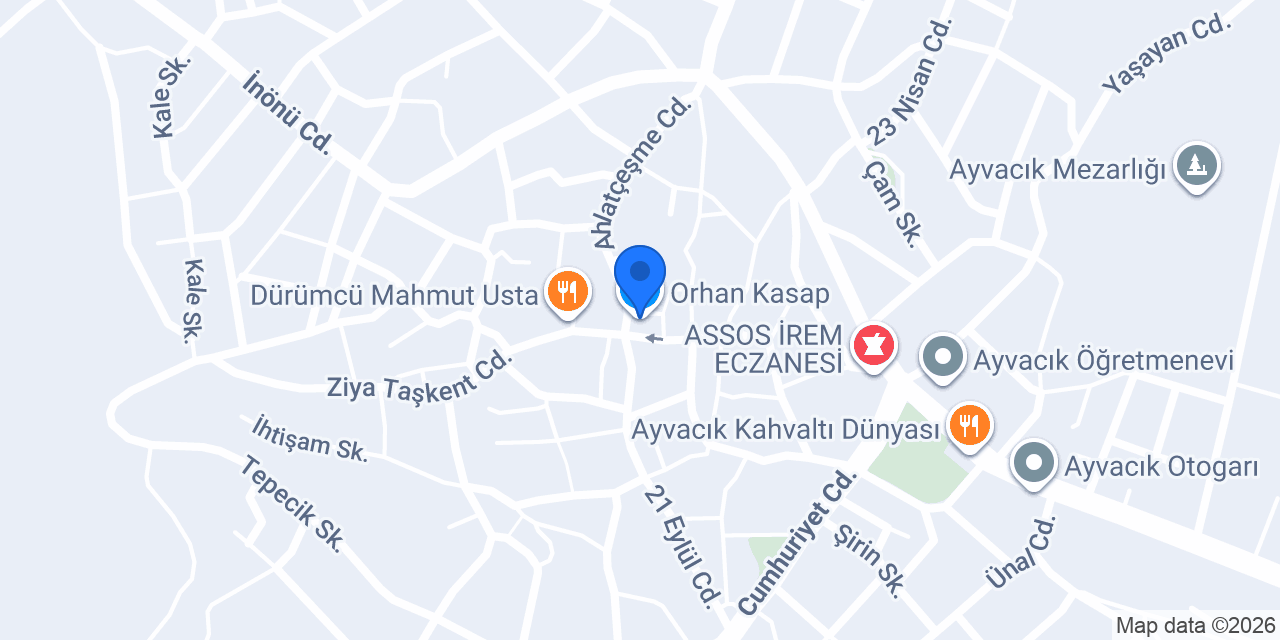 Orhan Kasap konumu