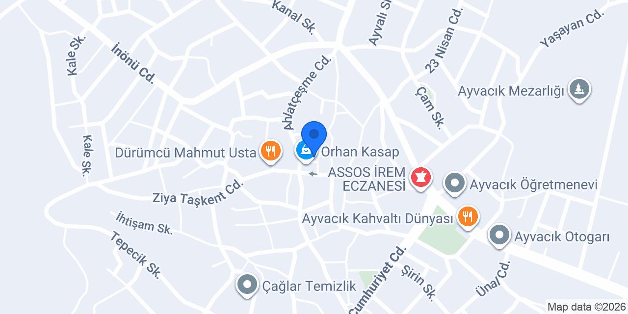 Körfez Pizza konumu