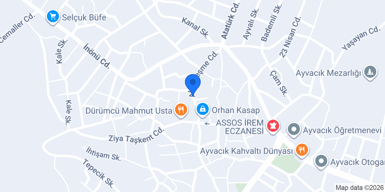 İsarch Mimarlık konumu