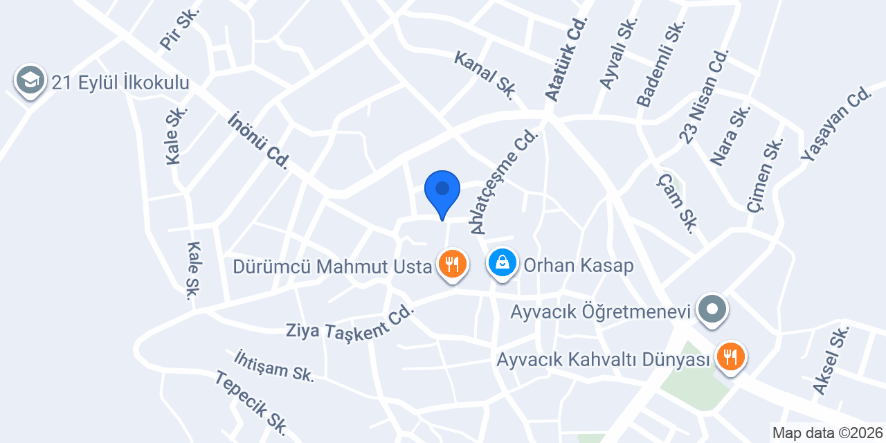 Doruk Pansiyon konumu