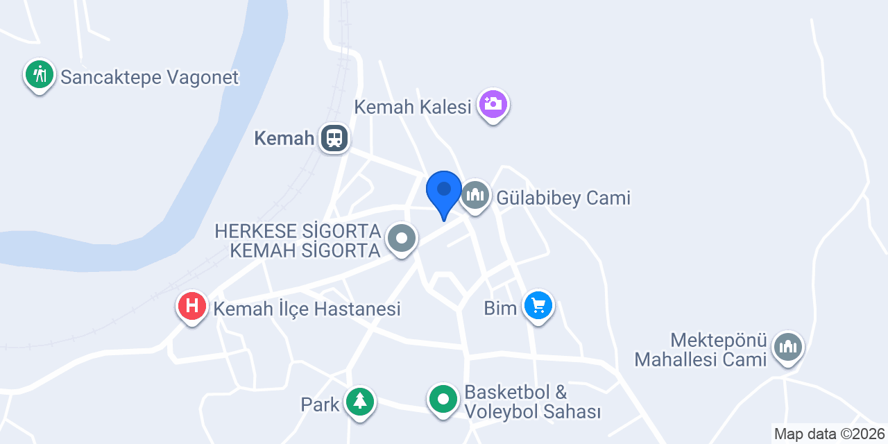 Kemah Eczanesi konumu