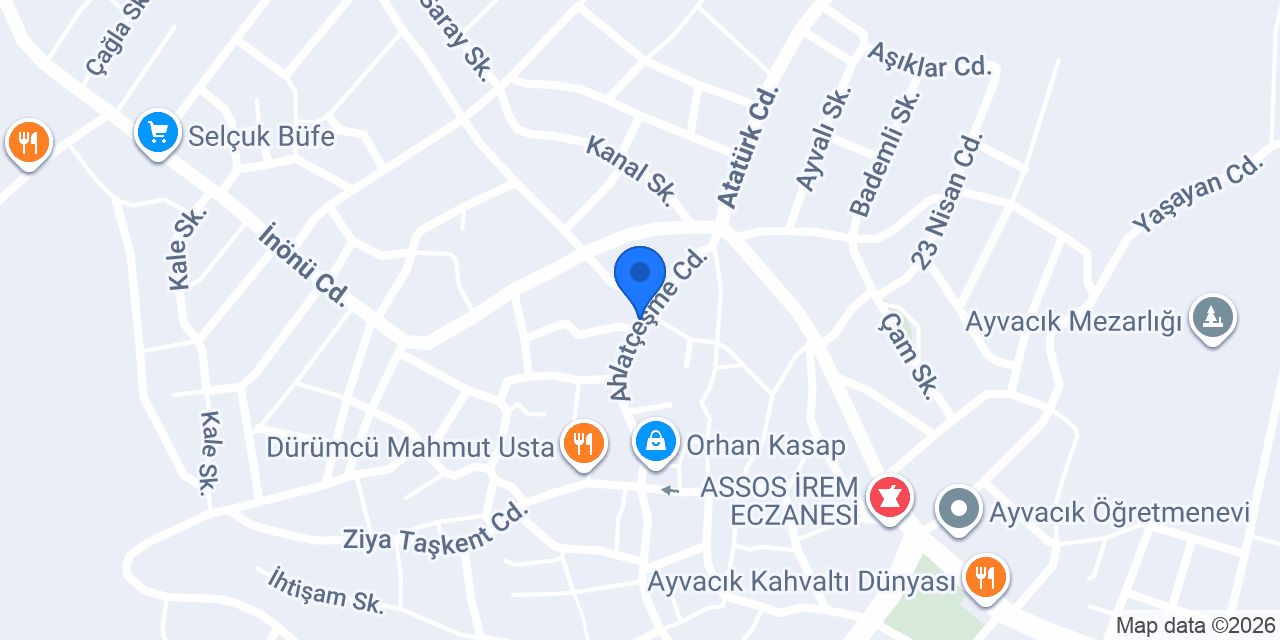 Engin Perde Evi konumu