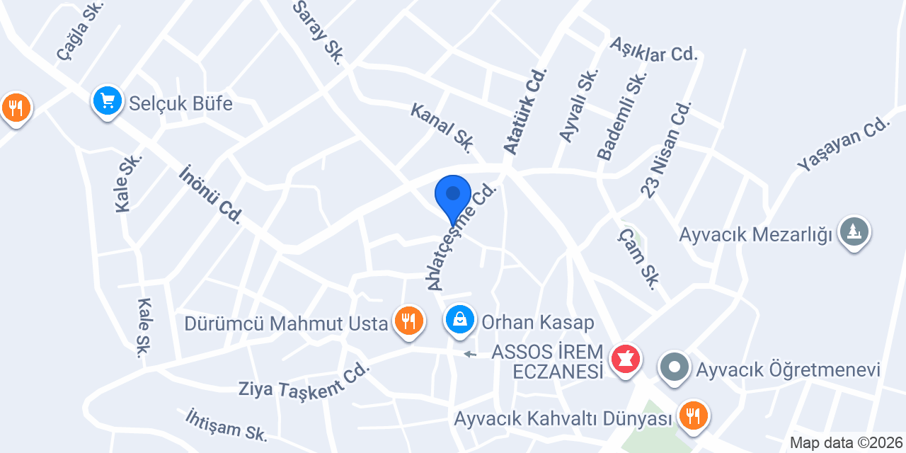 Zirve Veteriner Kliniği konumu