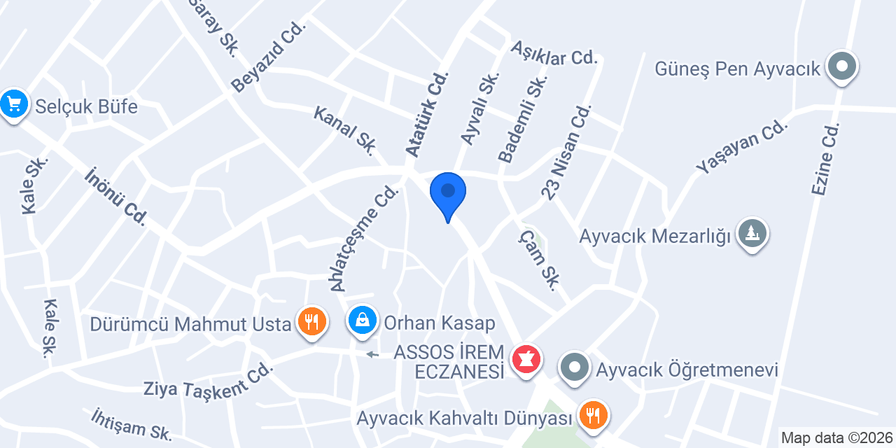 Yaşam Eczanesi konumu