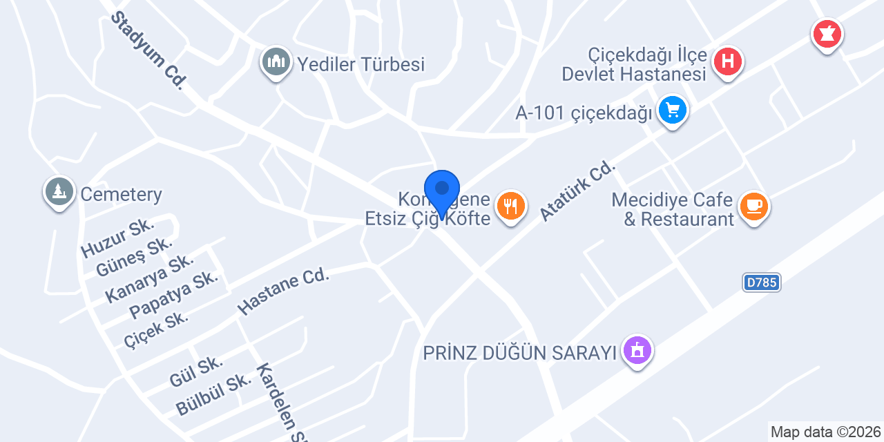 OSMAN BEK HAİR STUDİO konumu