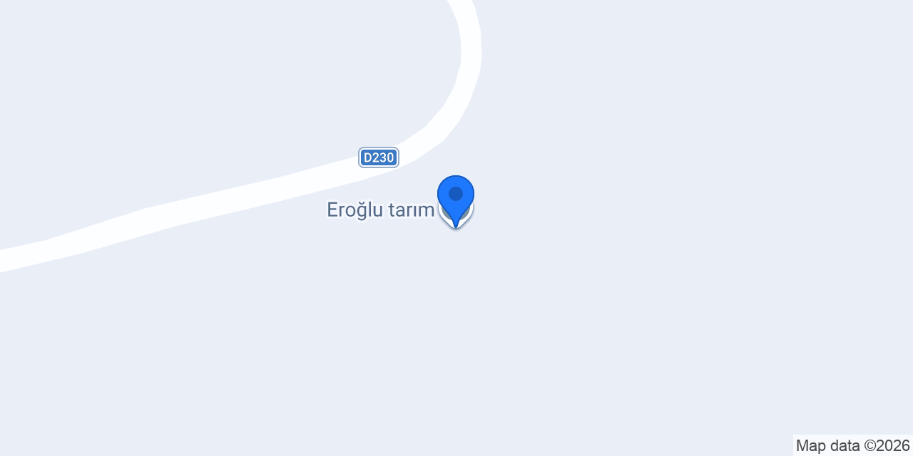 Eroğlu tarım konumu