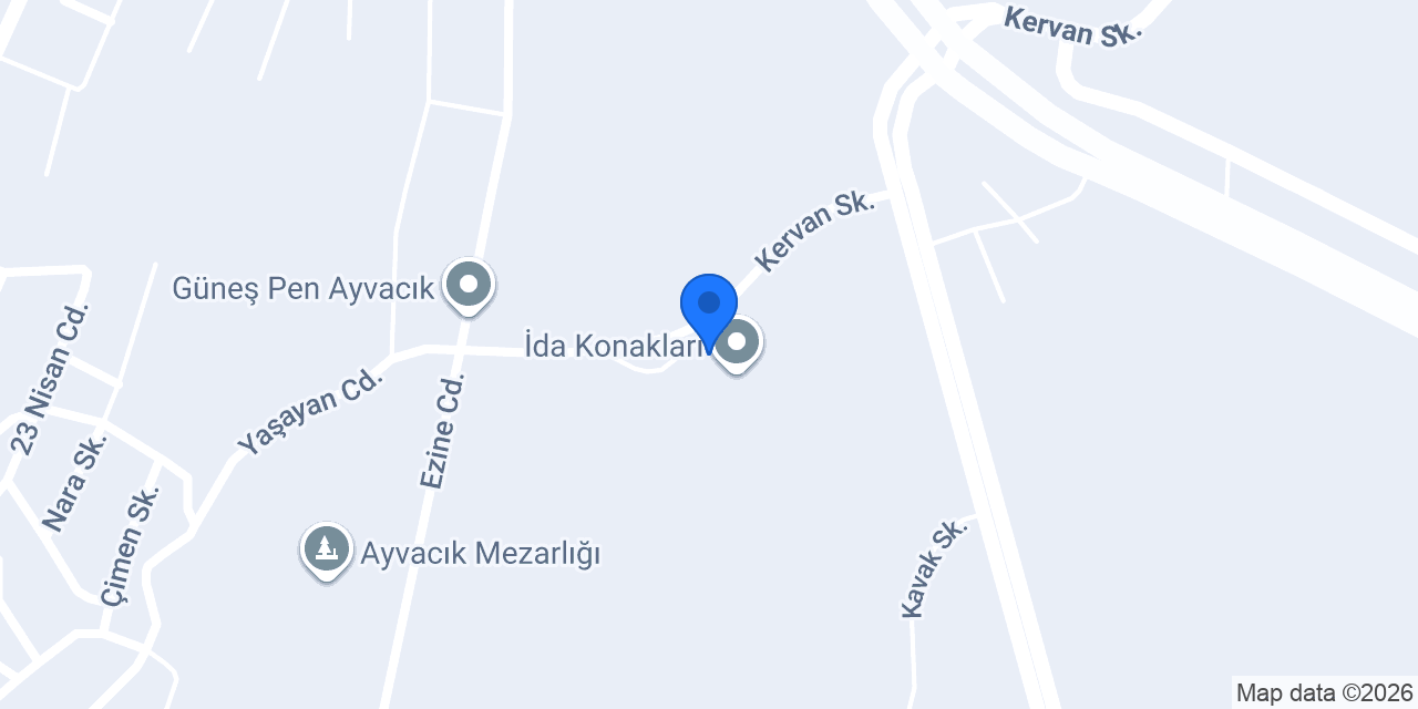 ayvacık un fabrikası konumu