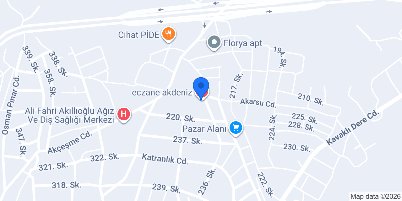eczane akdeniz konumu