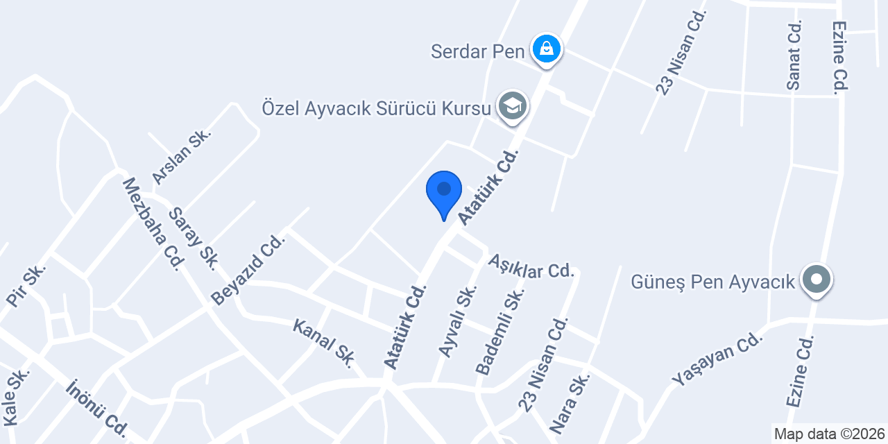 Gülşah Kuaför konumu