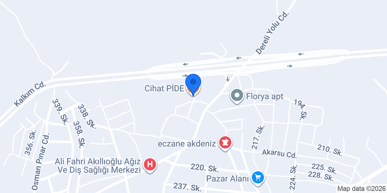 Cihat PİDE konumu