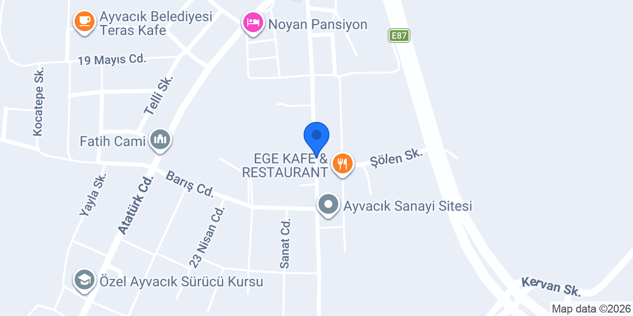 ARAS OTO YEDEK PARÇA konumu