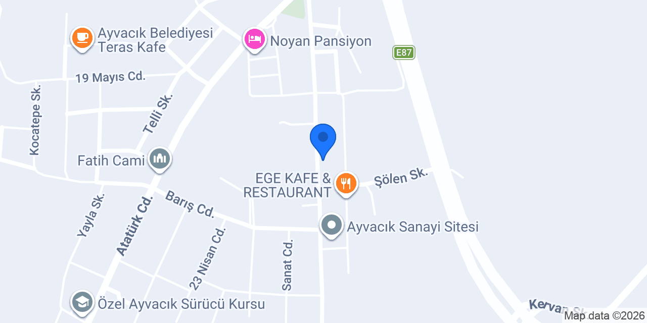 Karakaş Mobilya konumu