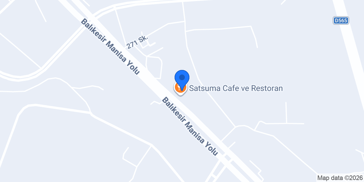 Satsuma Cafe ve Restoran konumu