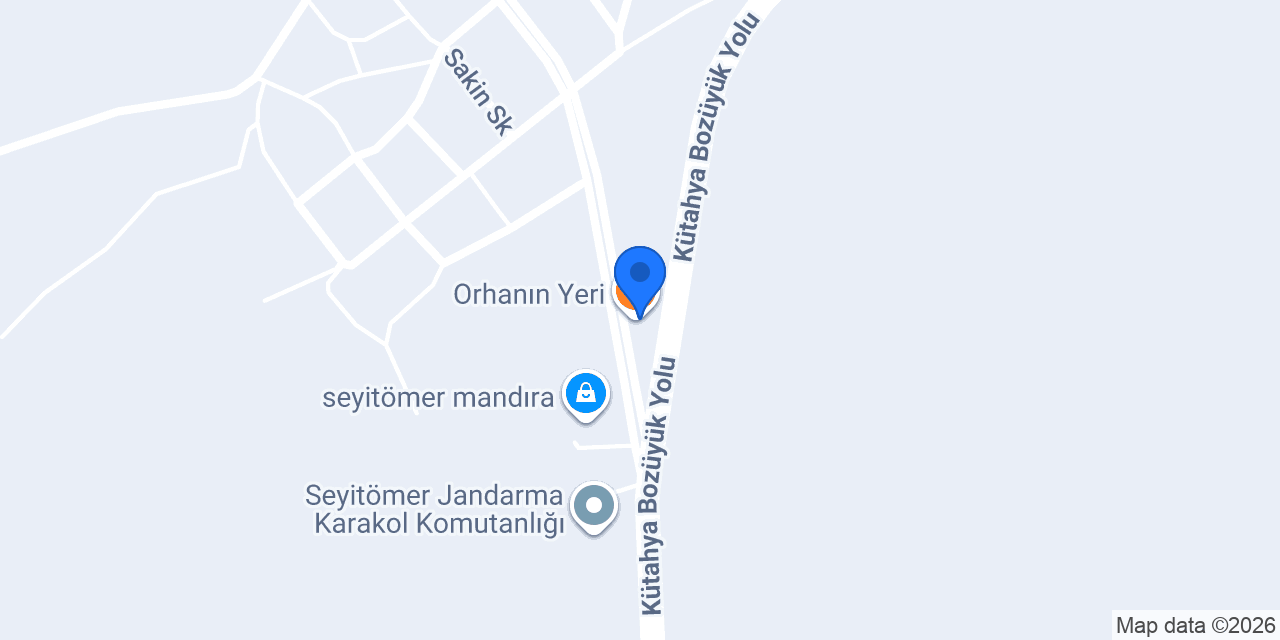 Orhanın Yeri konumu