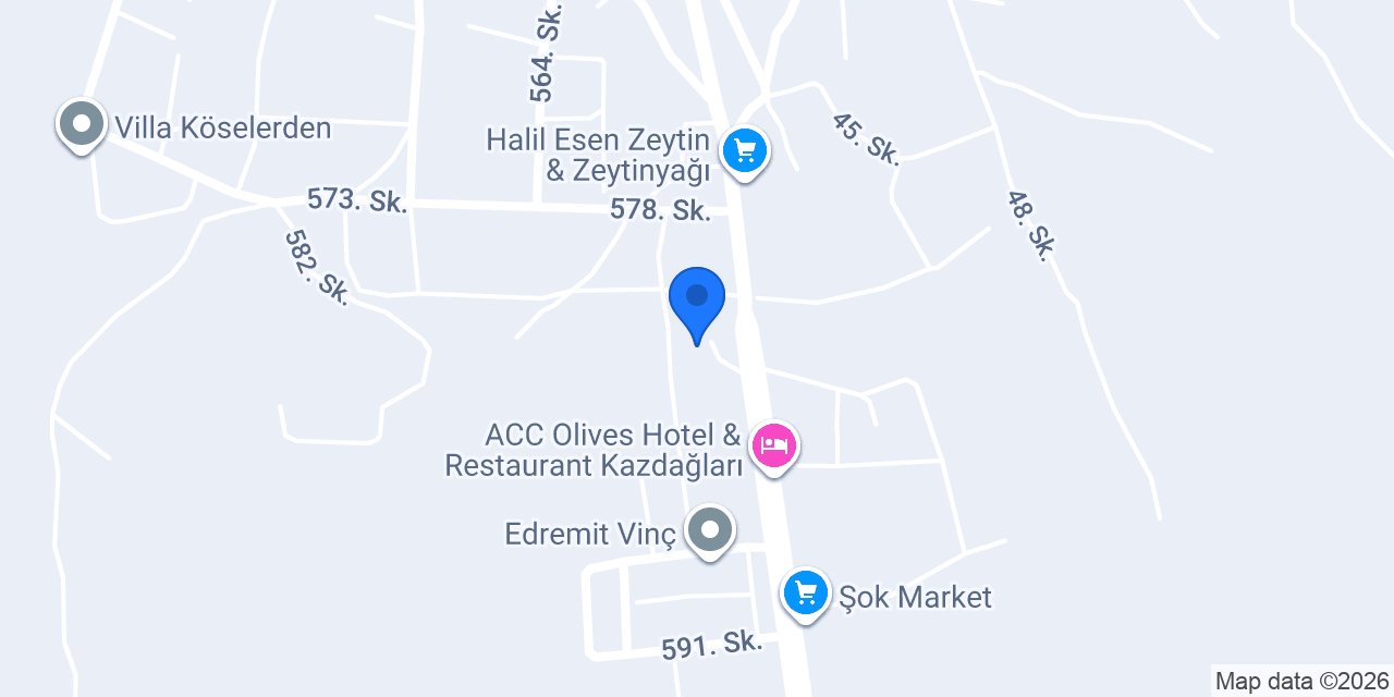 Ortem Temizlik Edremit Balıkesir konumu