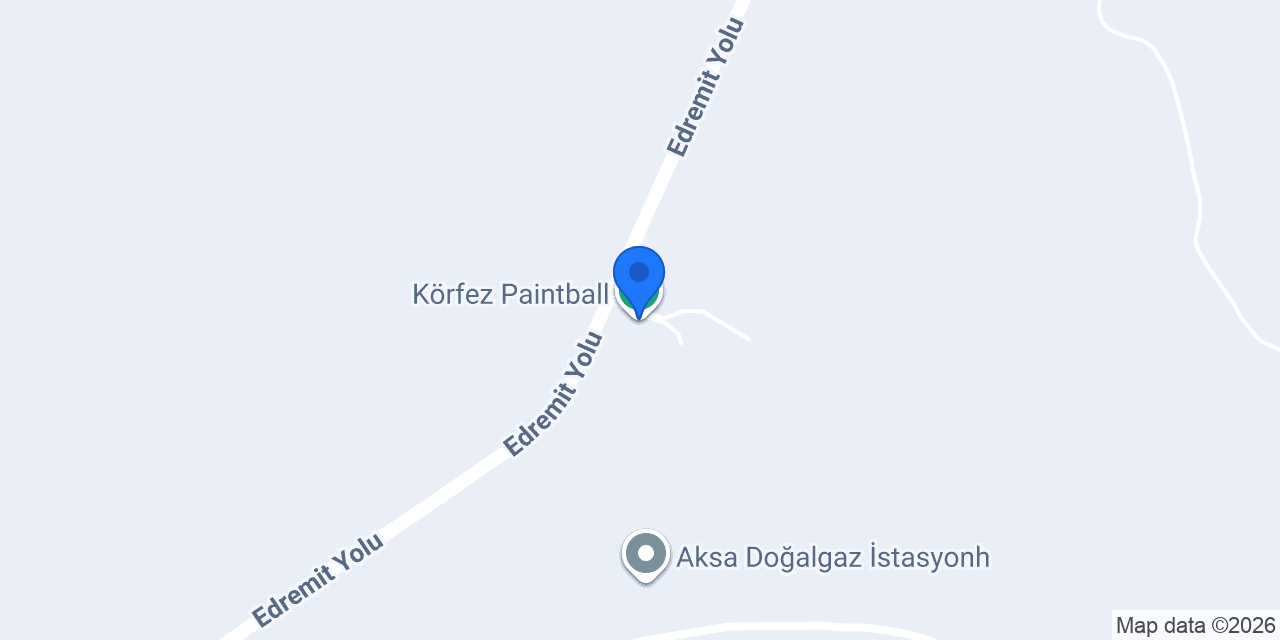 Körfez Paintball konumu