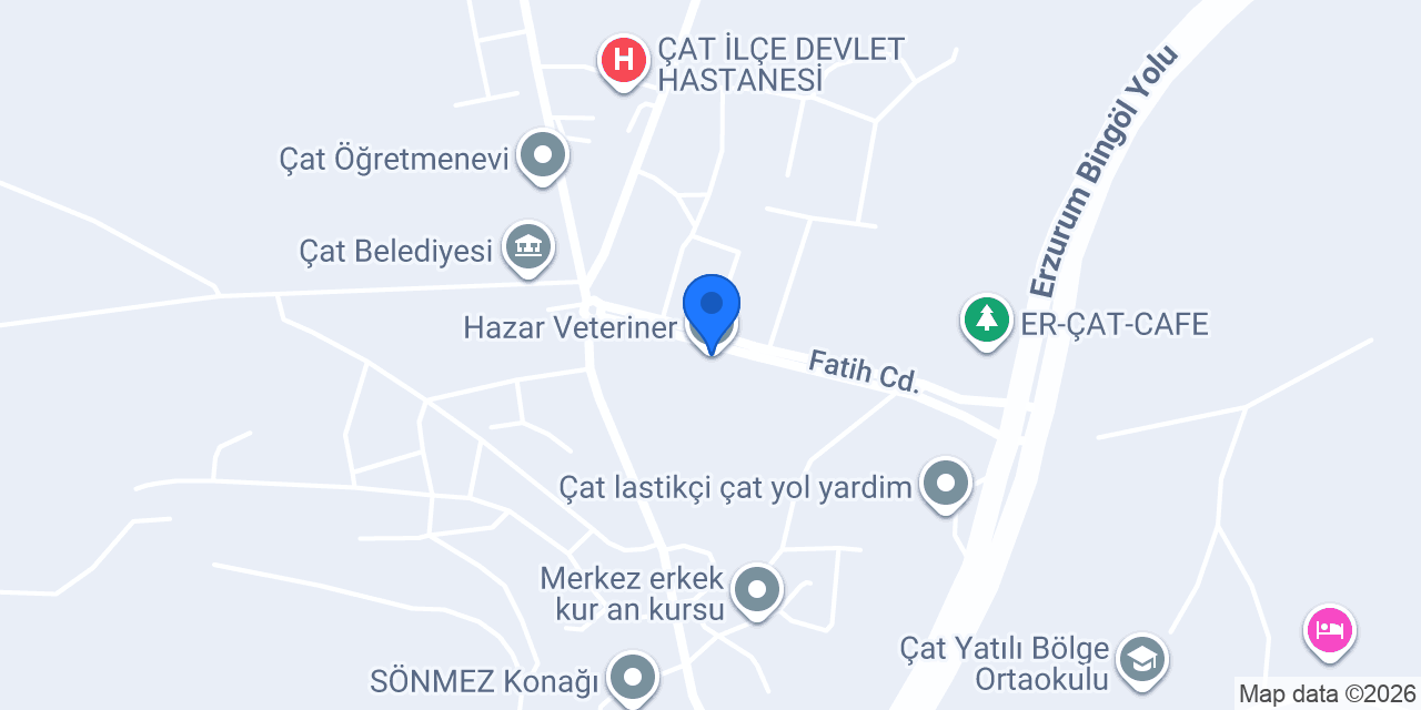 Hazar Veteriner konumu