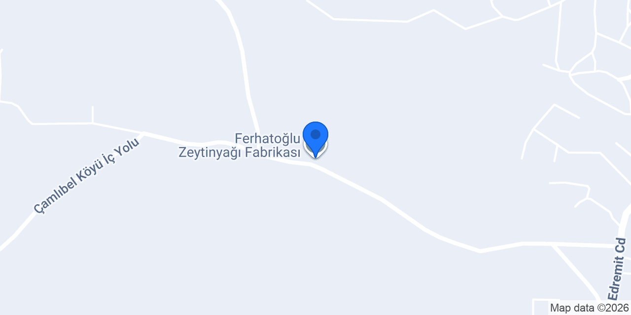 Ferhatoğlu Zeytinyağı Fabrikası konumu